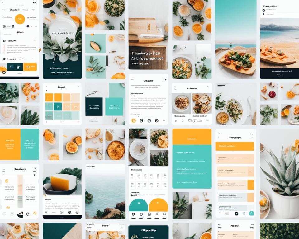 Instagram grid design