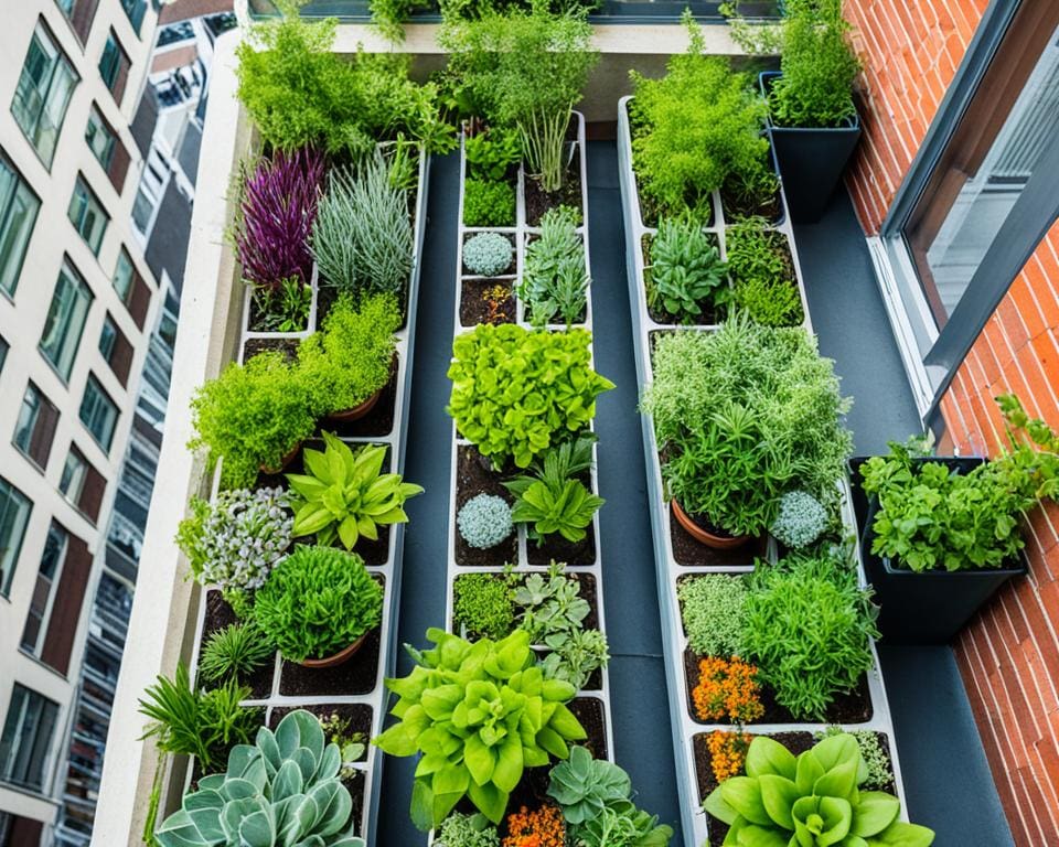 moestuin beginnen op balkon