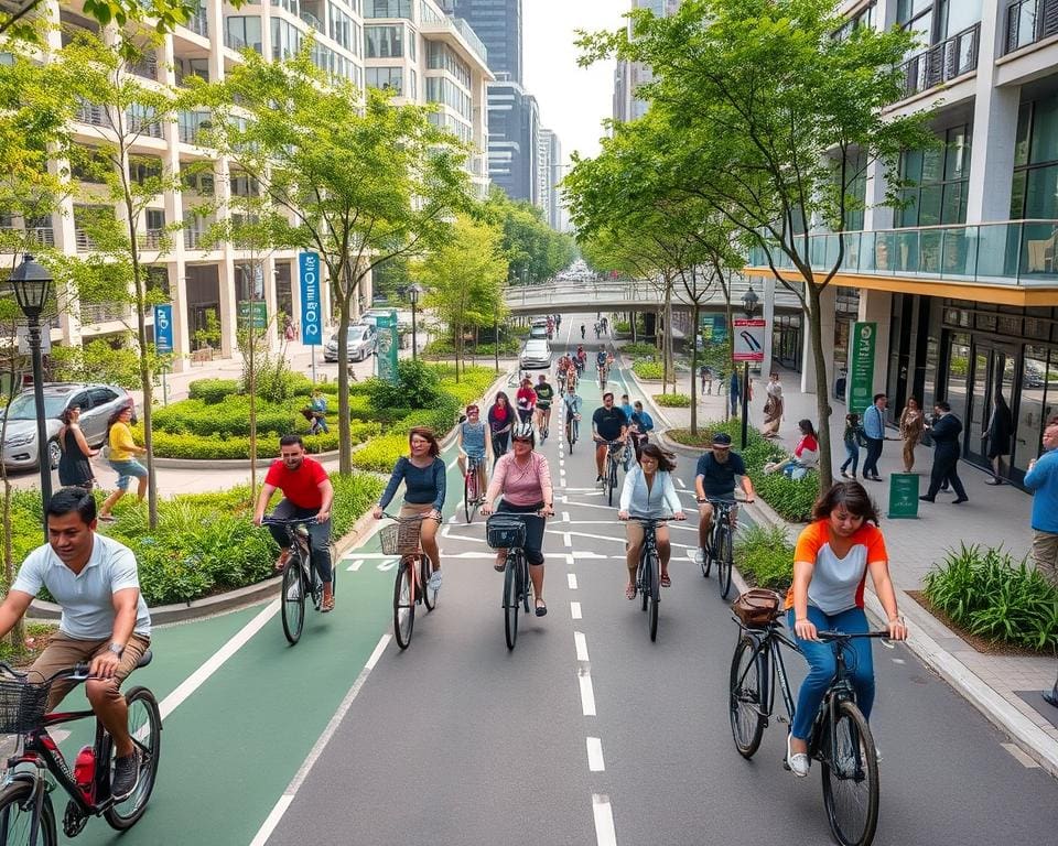 Fietsen als een duurzame vervoersoptie in steden