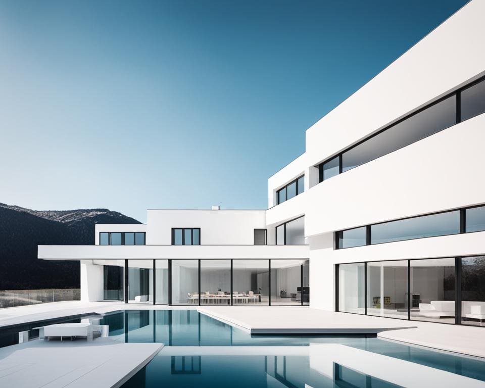 Minimalistisch design in moderne architectuur