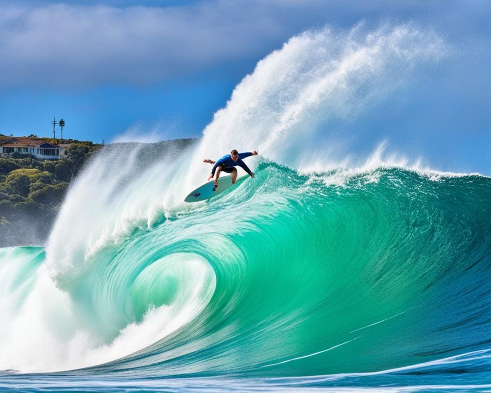 Uitstekende surfomstandigheden in Australië