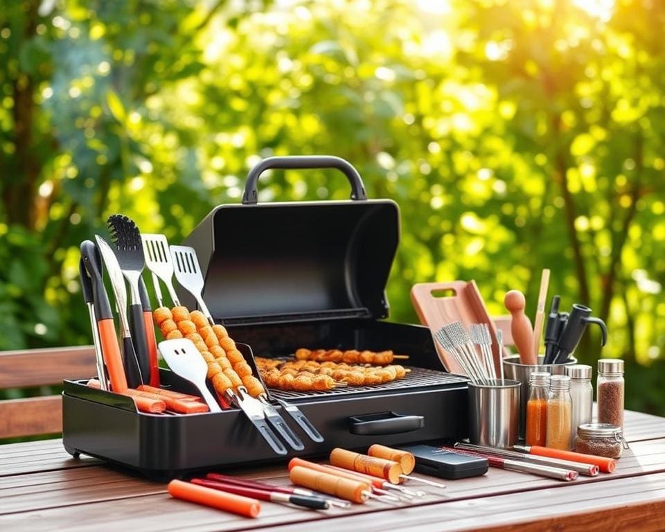 Barbecue grill set