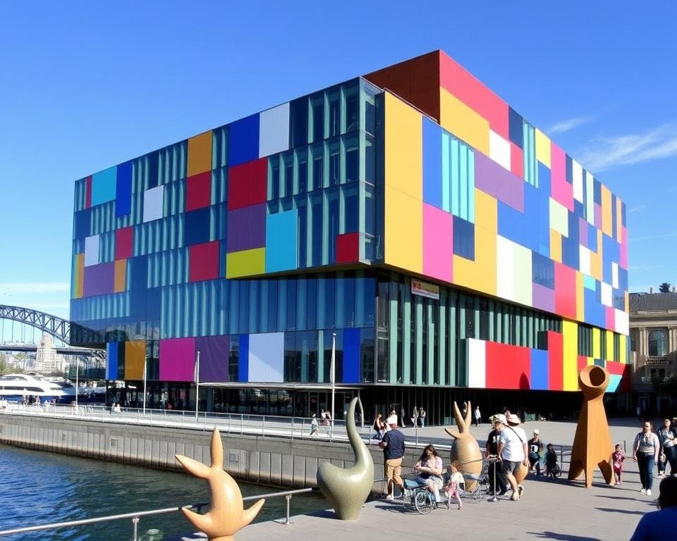 Museum of Contemporary Art Australia, Sydney, Australië: Kunst aan de haven