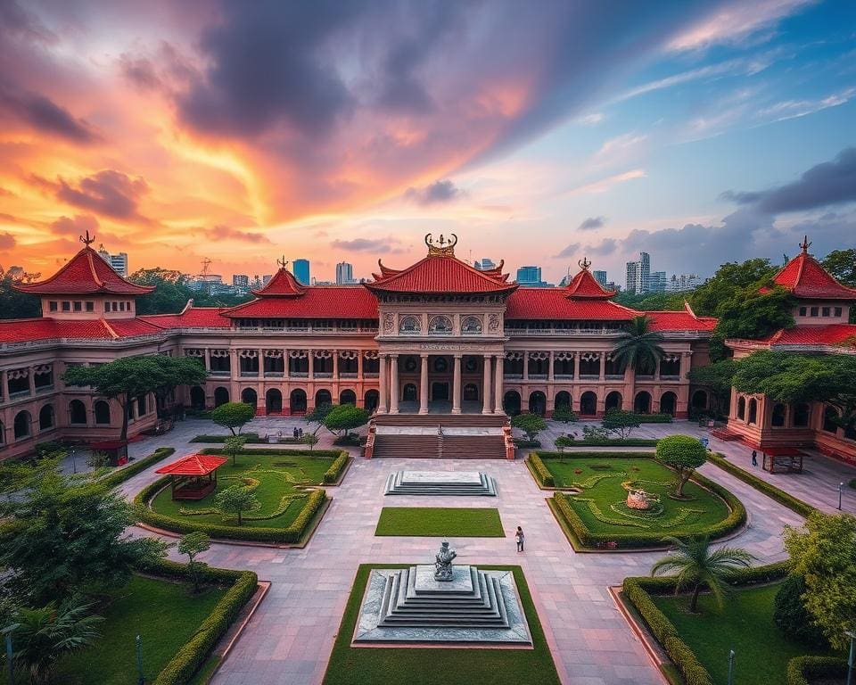 Museum of Vietnamese History, Ho Chi Minhstad, Vietnam: Oorlog en vrede