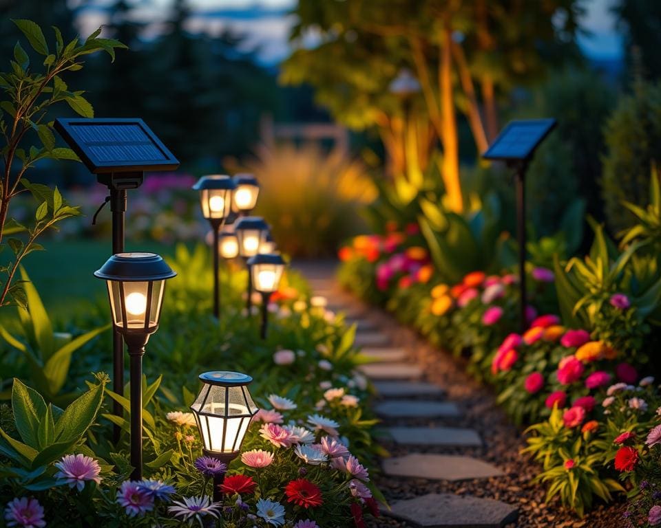 Tuinlampen op zonne-energie: Verlichting zonder energiekosten