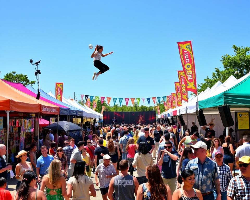 Festivaldag met straatoptredens, livemuziek en kunstmarkten