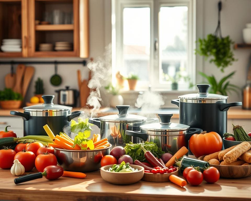 Kookpotten die snelle en gezonde maaltijden mogelijk maken