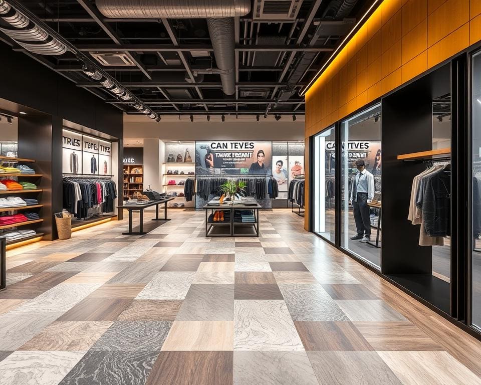 Modulaire vloeren voor shop-in-shop en retailruimtes