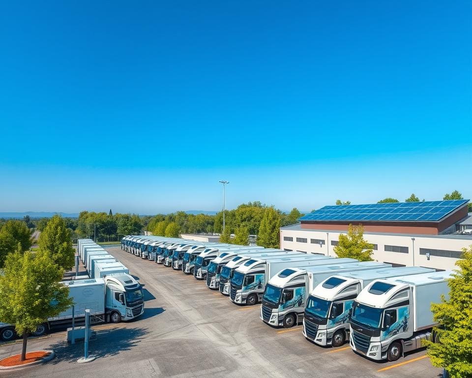 kostenbesparingen en duurzame logistiek met elektrische trucks